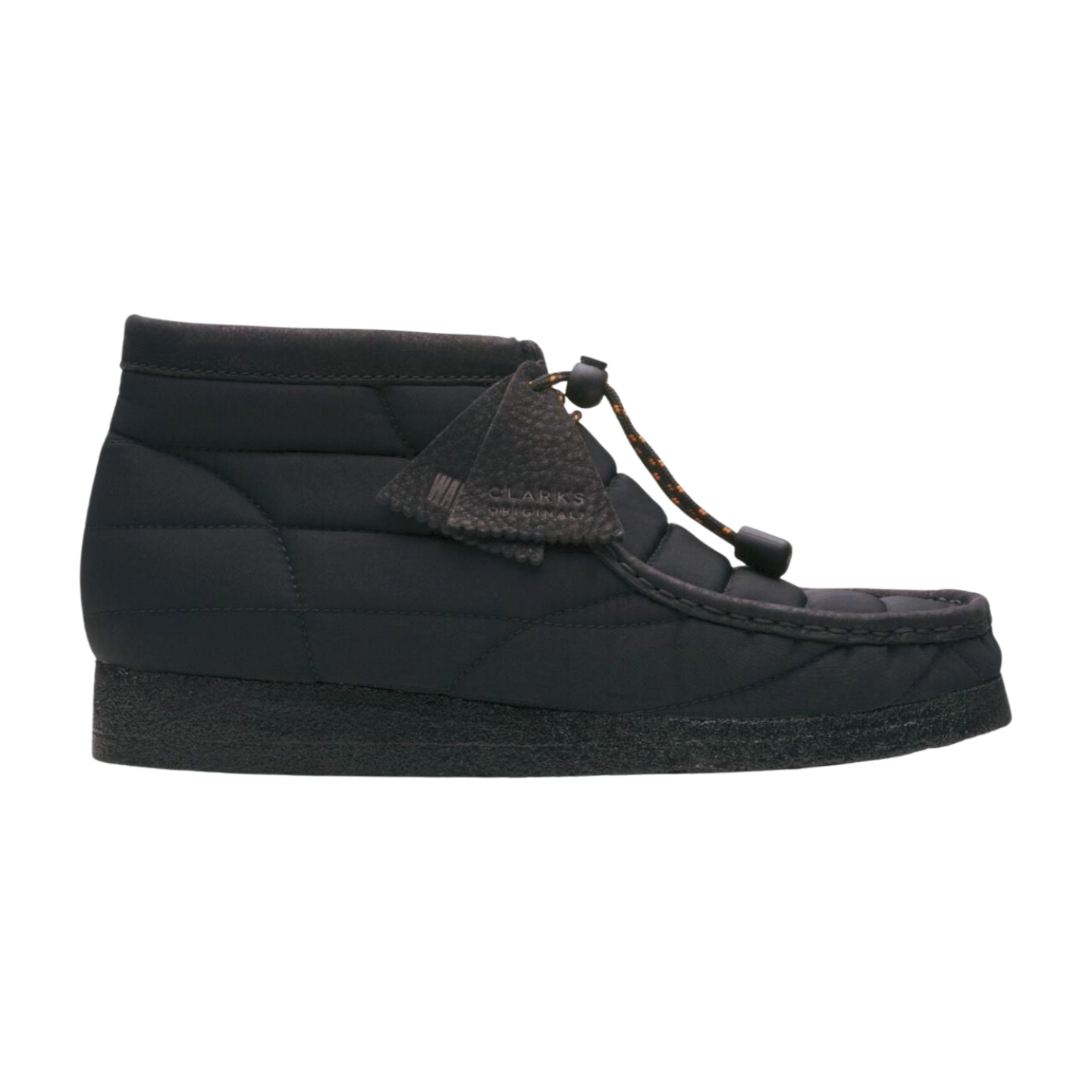 CLARK ORIGINALS Wallabee Boots Black Quilted