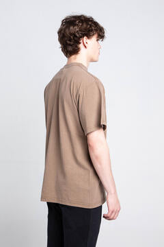 STONE WASH HEAVY TEE (BROWN)