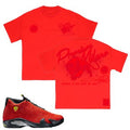 Premium Panthera Crew Neck T-Shirt Red