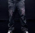 (A Pack Sold Out) DREAMSTATE STUD FLARE JOGGER (GREY)