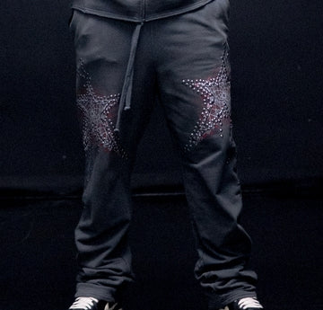 (A Pack Sold Out) DREAMSTATE STUD FLARE JOGGER (GREY)