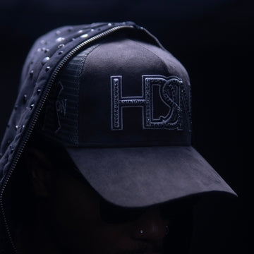 HUDSON DIAMOND SUEDE TRUCKER