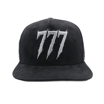 777 Snapback Hat 2613 Black/Metallic