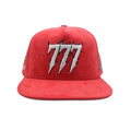 777 Snapback Hat 2614 Red/White/Black