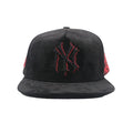 NY Snapback Hat 2607 Black/Red
