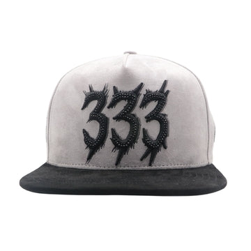 333 Snapback Hat 2624 Grey/Black