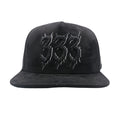 333 Snapback Hat 2623 Black