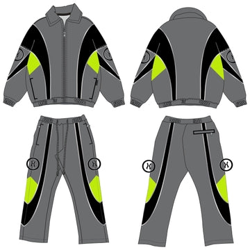 H NYLON SET (GREY)