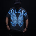 BUTTERFLY TEE (BLACK BLUE)