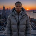 TOO HOOD COAT (GREY GREY)