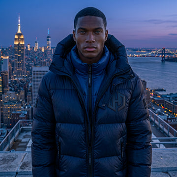 TOO HOOD COAT (NAVY ROYAL BLUE)
