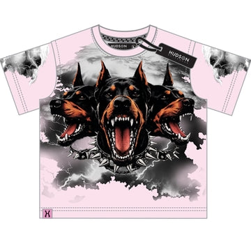 DOGS TEE (PINK)