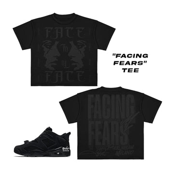 Facing Fears Crew Neck T-Shirt Black
