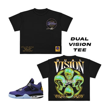 Dual Vision Crew Neck T-Shirt Black