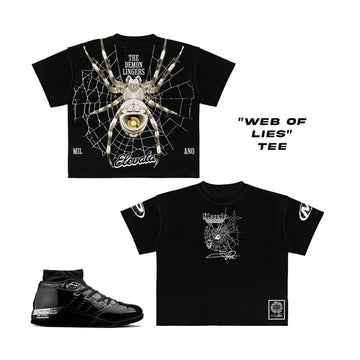 Web Of Lies Crew Neck T-Shirt Black
