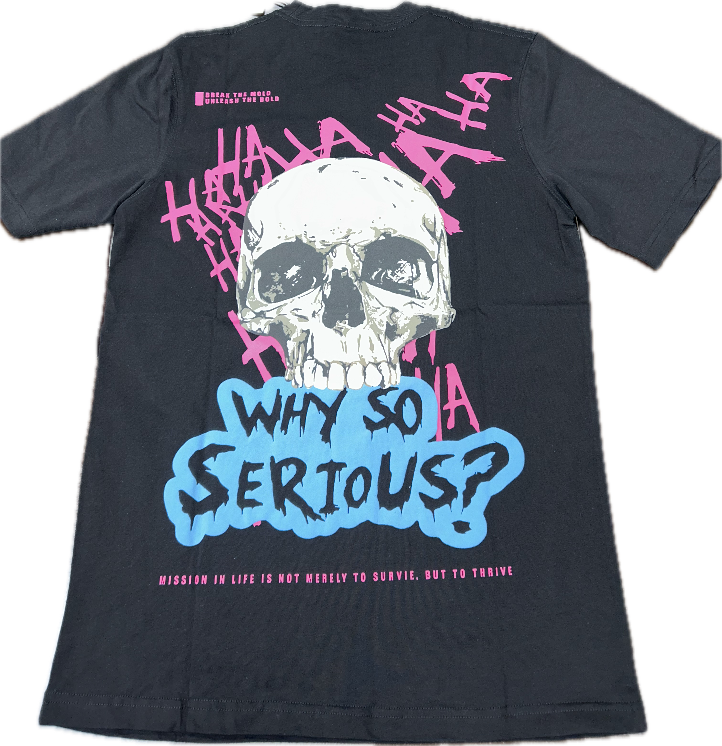 ARMOR JEANS "Why So Serious" Heavy Graphic T-Shirt