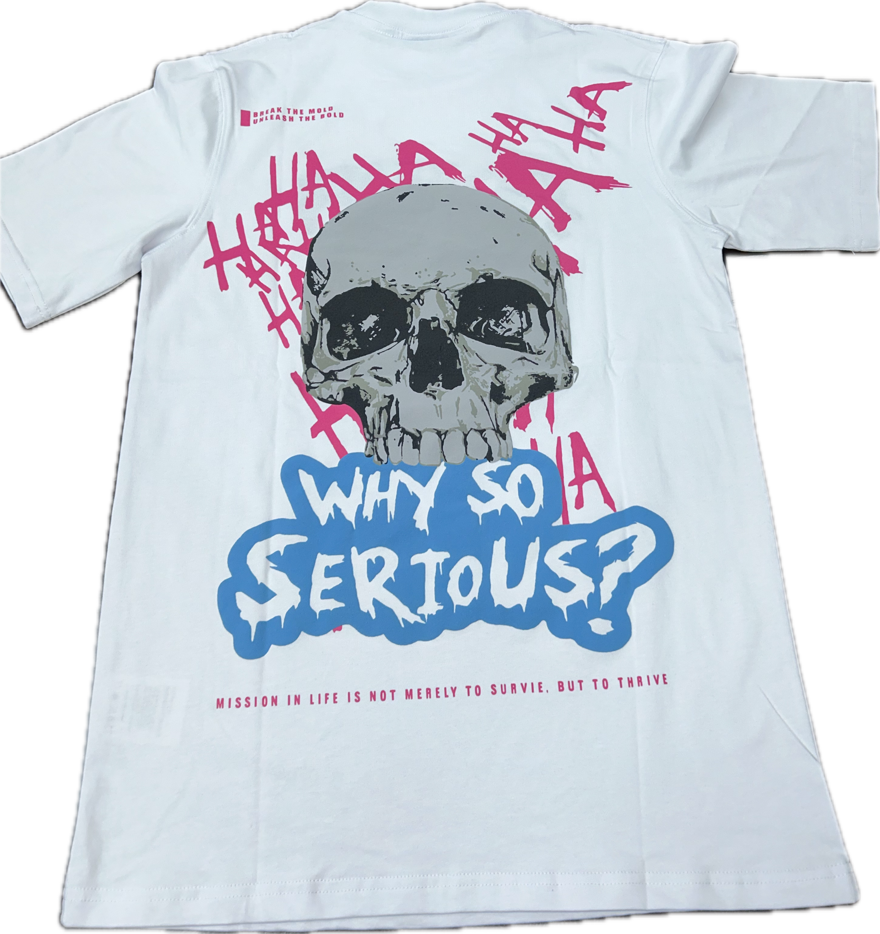 ARMOR JEANS "Why So Serious" Heavy Graphic T-Shirt