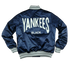 SD SPORT Black Yankees Satin Varsity Jacket