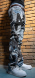 ARMOR JEANS DIGITAL PRINT (DOVES) STACKED JEANS