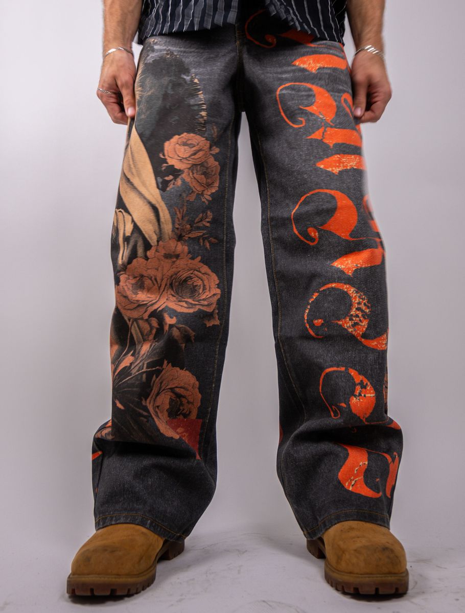ARMOR JEANS DIGITAL PRINT (Prayer) Baggy Fit Jeans