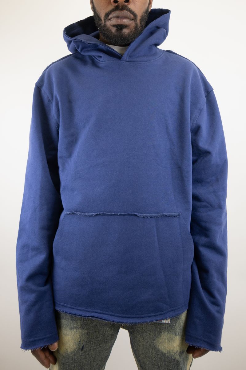 ARMOR JEANS Cropped & Distressed Hoodie