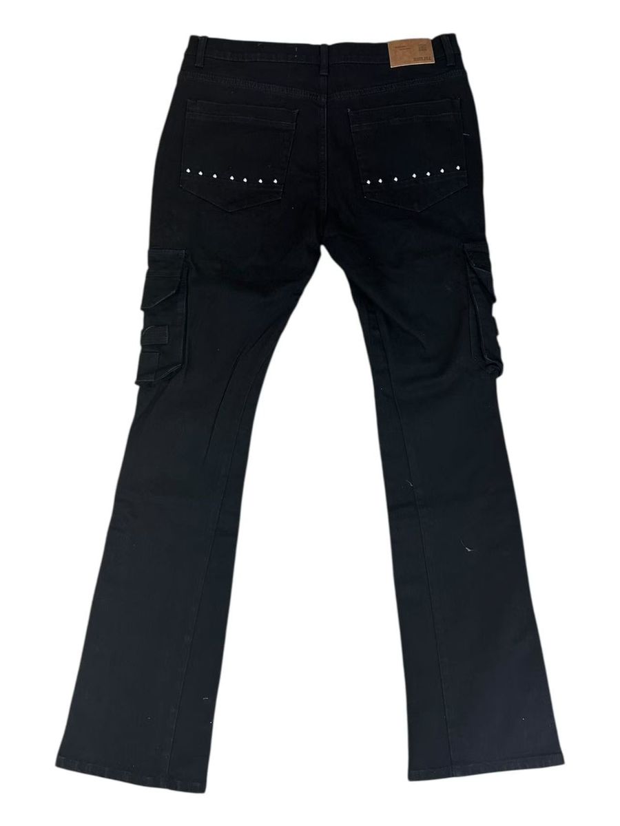 ARMOR JEANS Multipocket Stacked-Studded Jeans