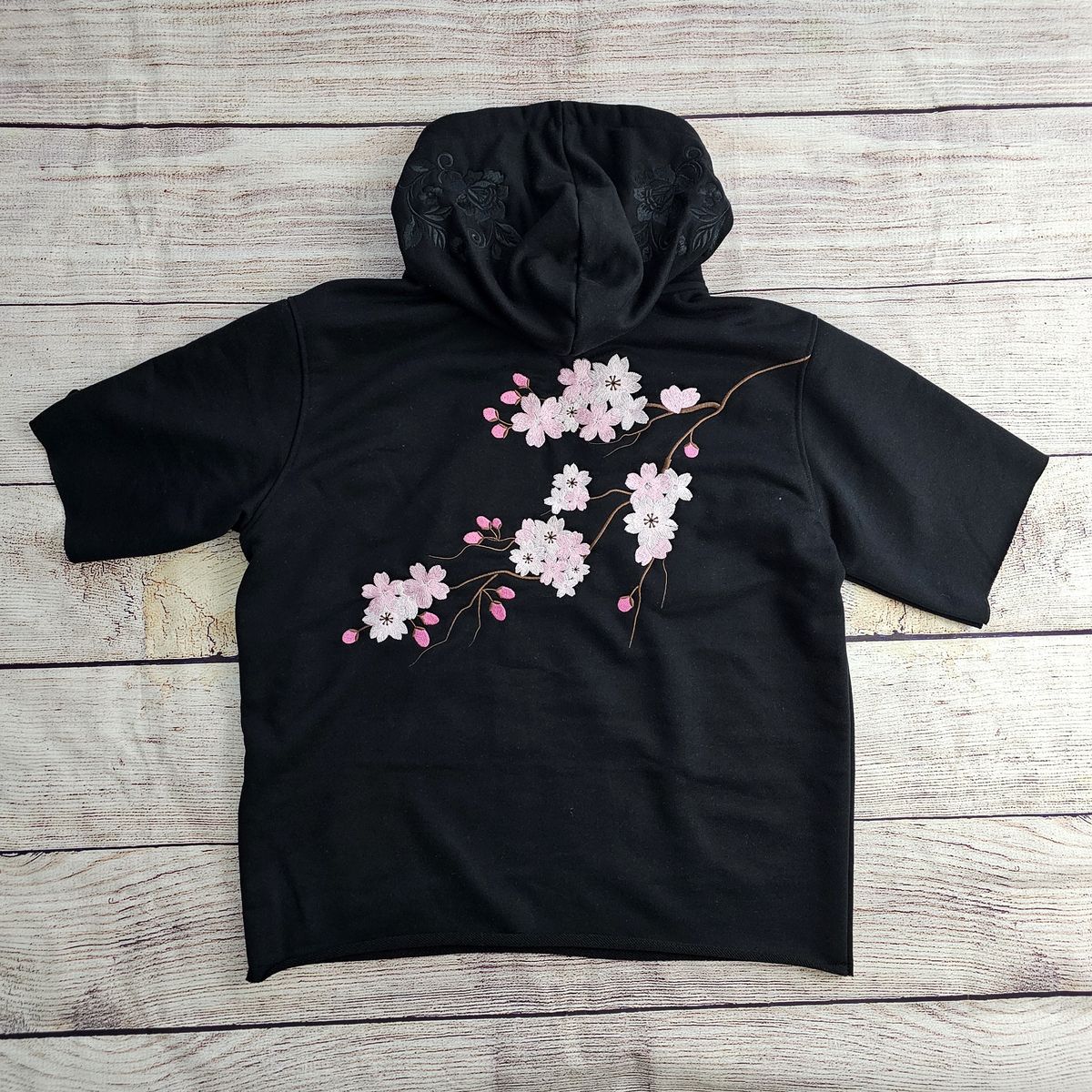 SD SPORTS "' Blossom " Cropped Hoodie Fleeced Pullover