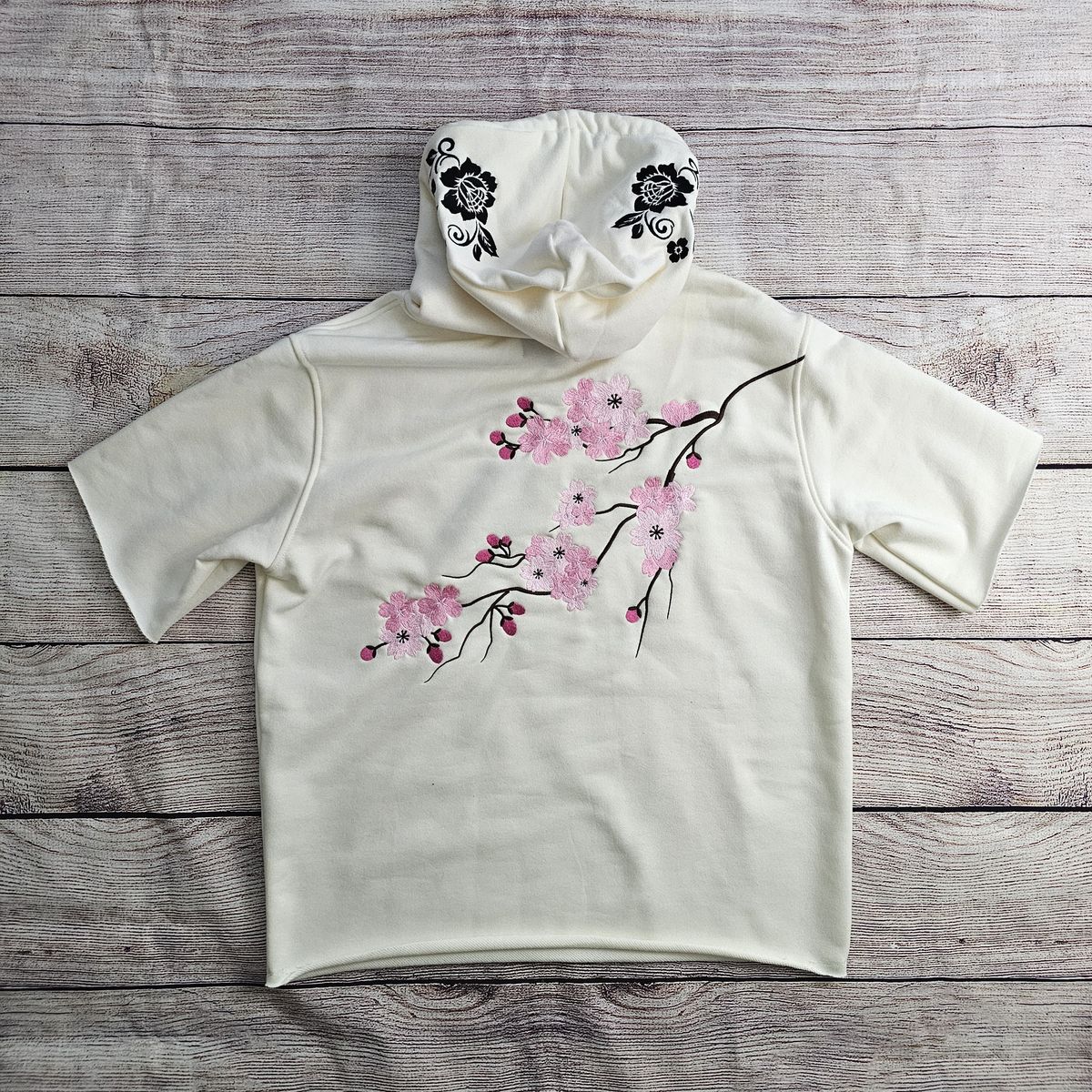 SD SPORTS "' Blossom " Cropped Hoodie Fleeced Pullover