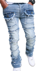 Dash Pocket Cargo Stacked Jeans (Big & Tall)