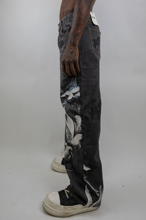ARMOR JEANS DIGITAL PRINT (Doves) BAGGY JEANS