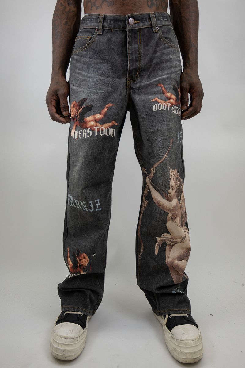 ARMOR JEANS DIGITAL PRINT (Angel) BAGGY JEANS