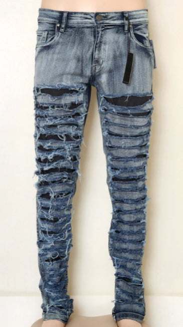 DASH Fashion Heavy Rips & Repairs Jean