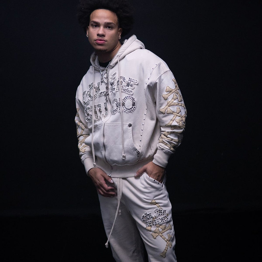 HUDSON COLERE BONES ZIP UP HOODY