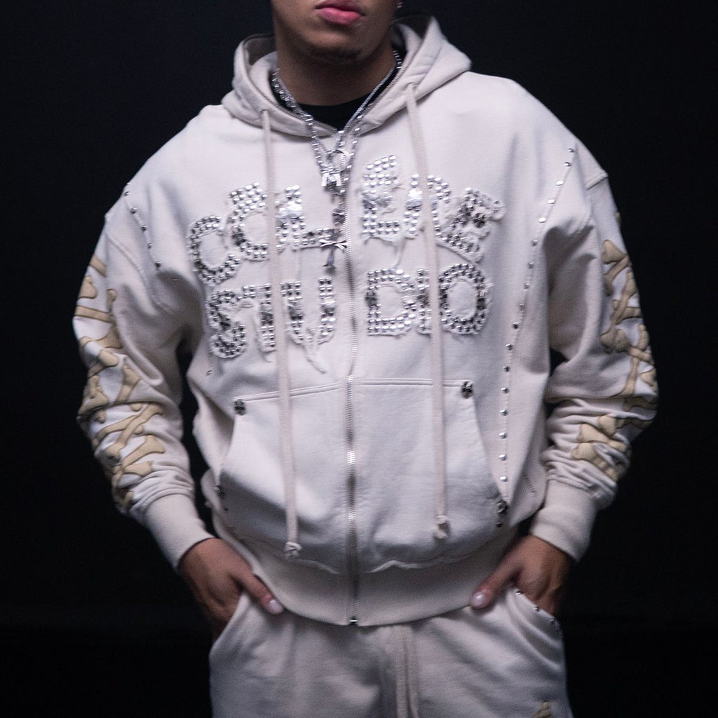 HUDSON COLERE BONES ZIP UP HOODY