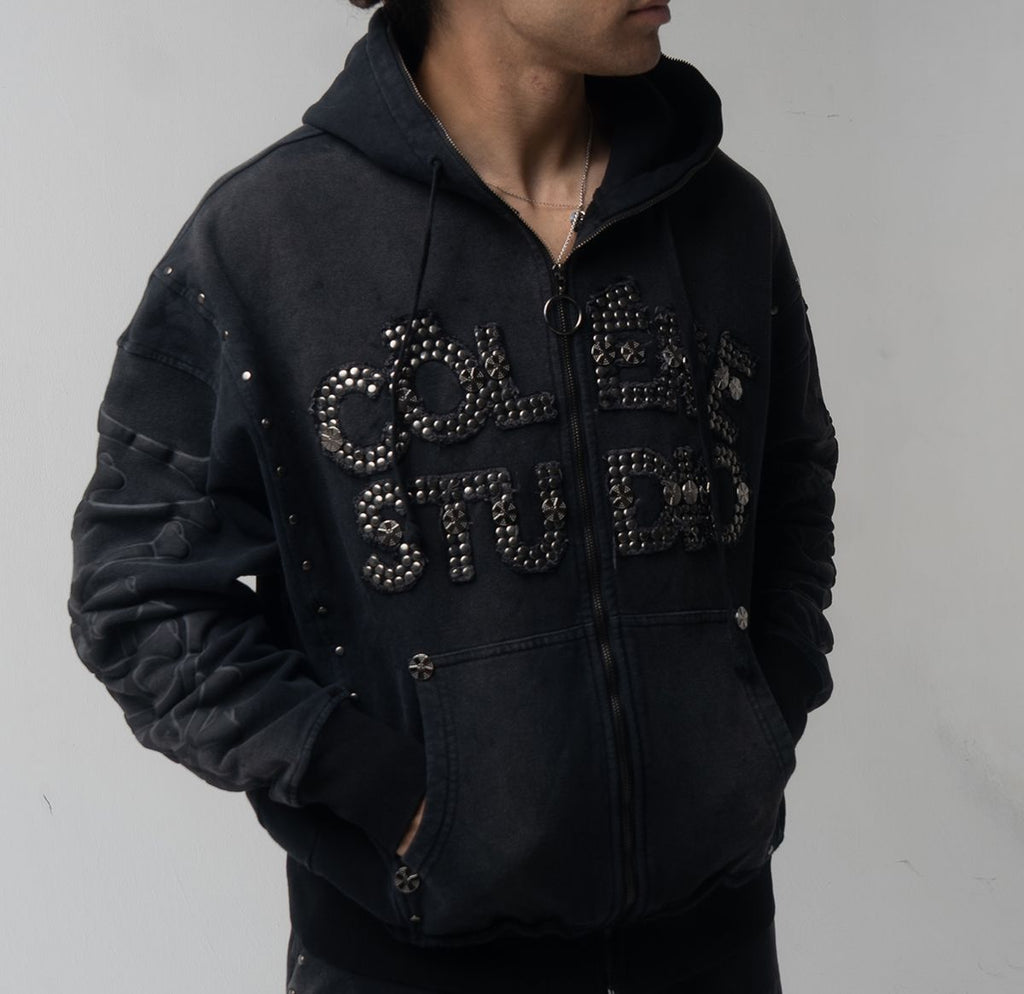 HUDSON COLERE BONES ZIP UP HOODY
