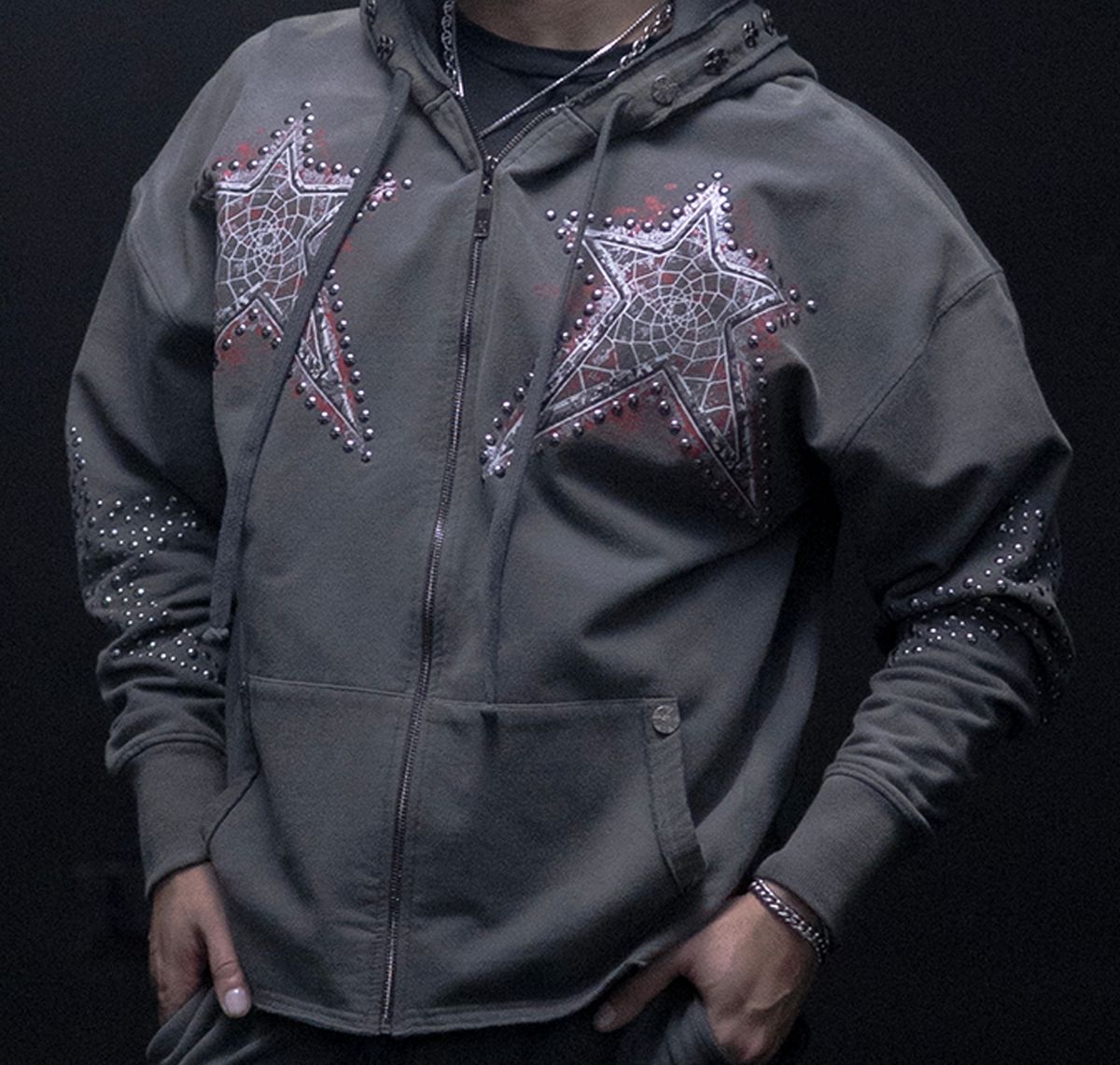 HUDSON Dreamstate Studded Hoodie
