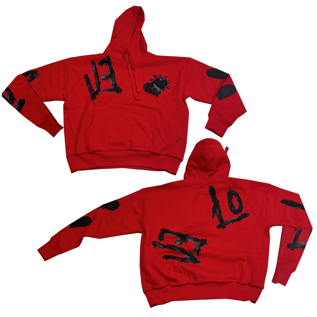 HUDSON BLACK LOVE HOODY