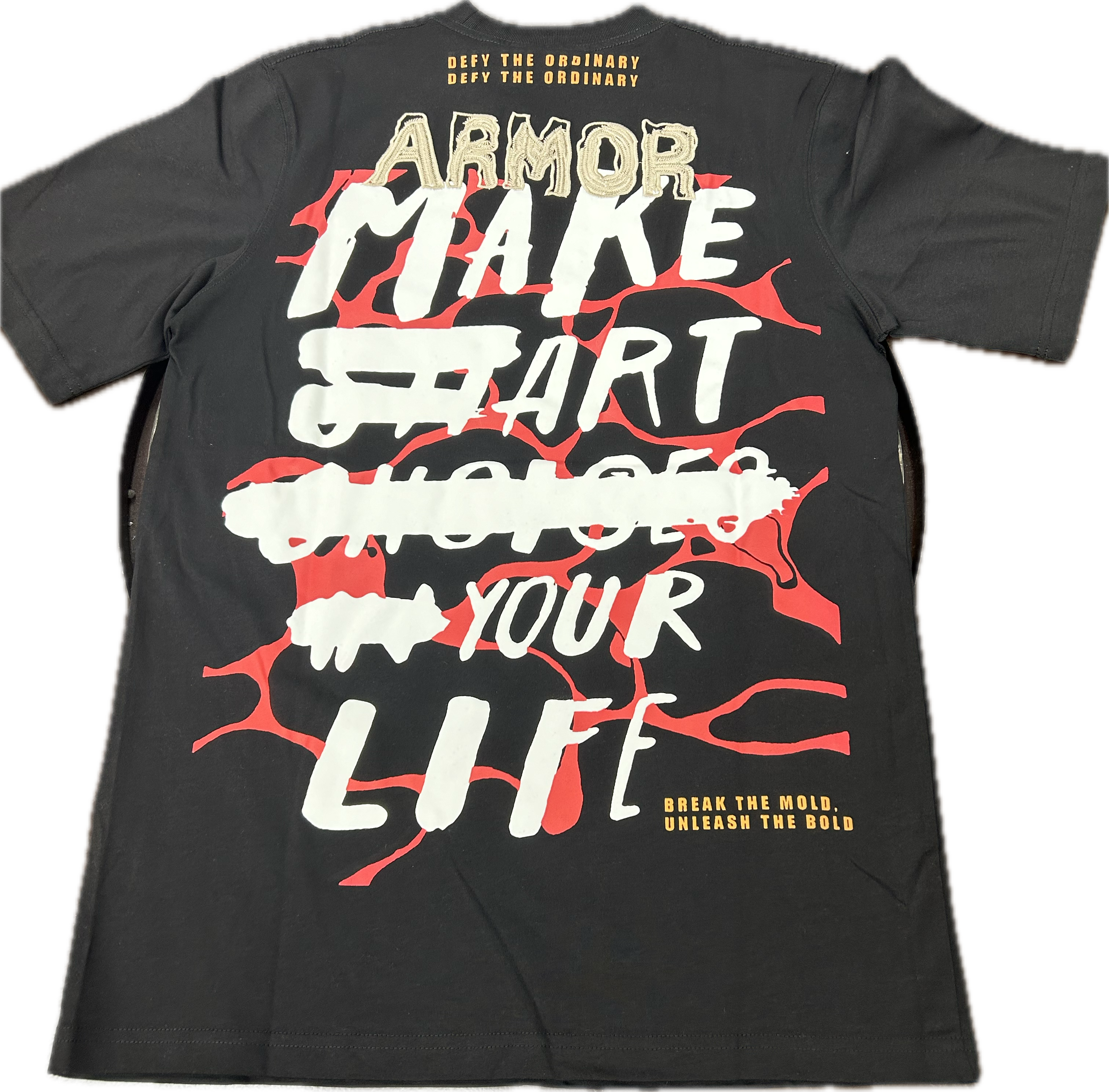 ARMOR JEANS "Make Art Your Life" Heavy Graphic T-Shirt