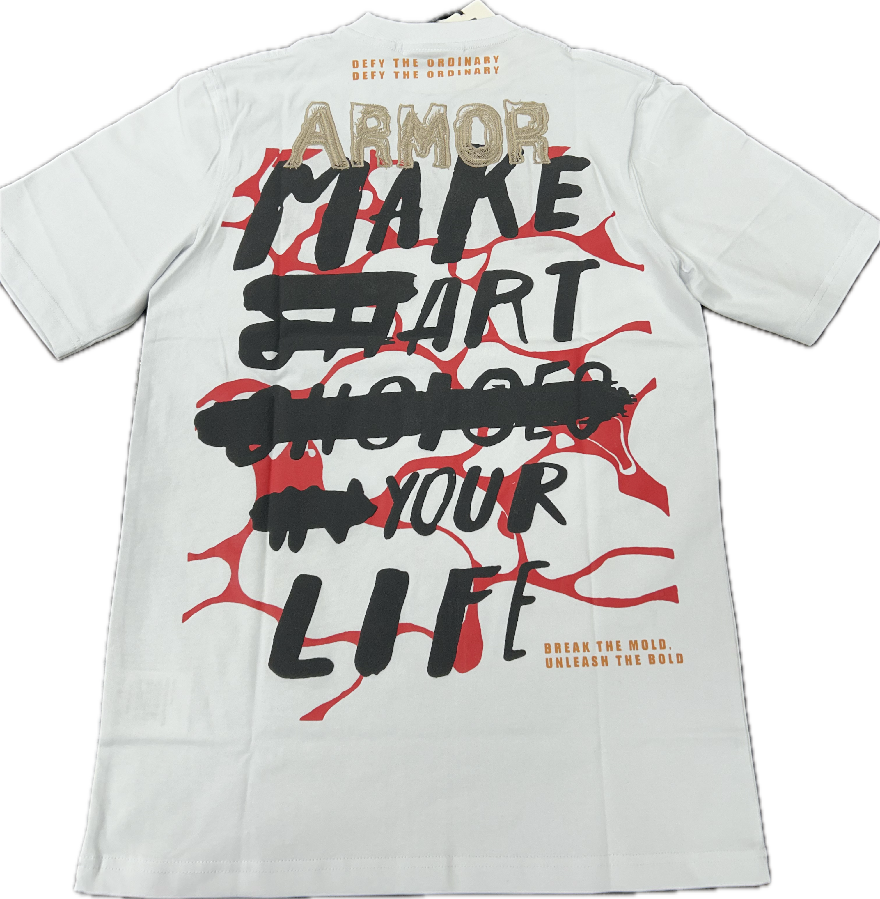 ARMOR JEANS "Make Art Your Life" Heavy Graphic T-Shirt