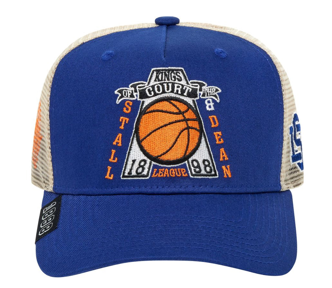 STALL&DEAN 'Kings Of The Court' 6 Panel Twill Hat