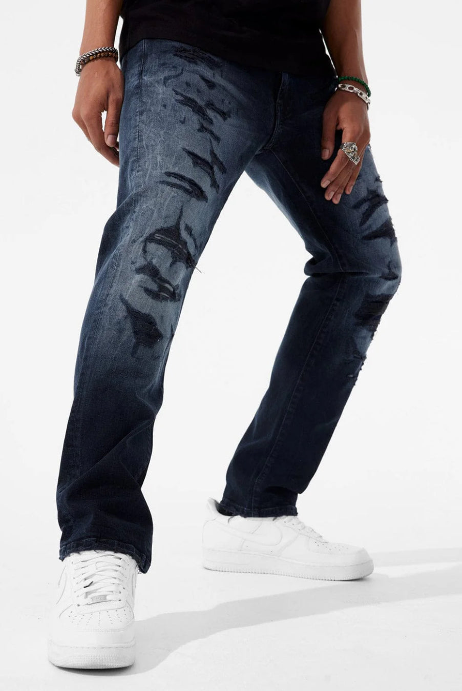 JORDAN CRAIG Collin Fit W/ Shreds Jean