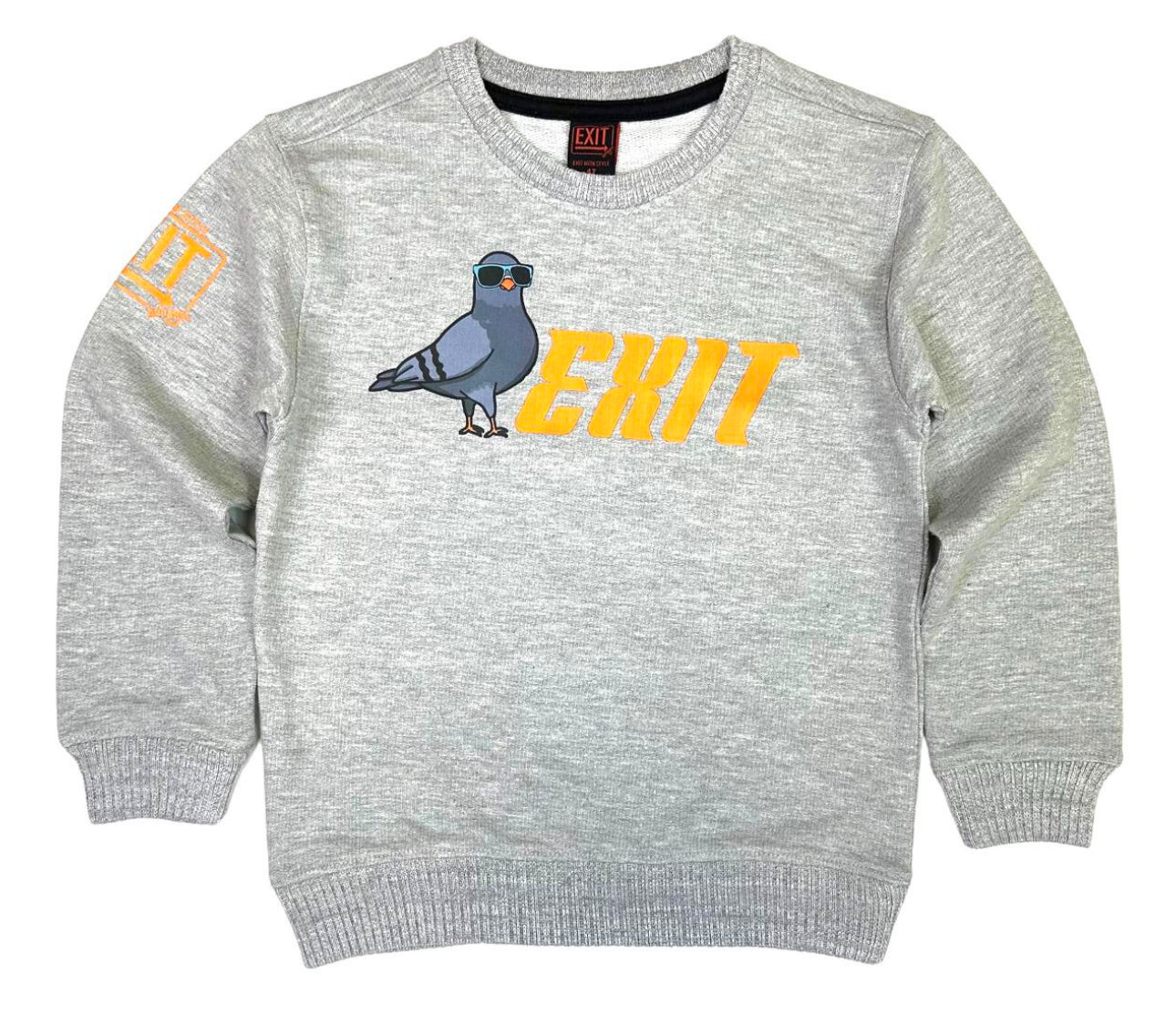 EXIT APPAREL Kids "Pigeon" Crewneck Sweatshirt