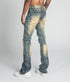 ARMOR JEANS Blue Leaves Stacked Jean