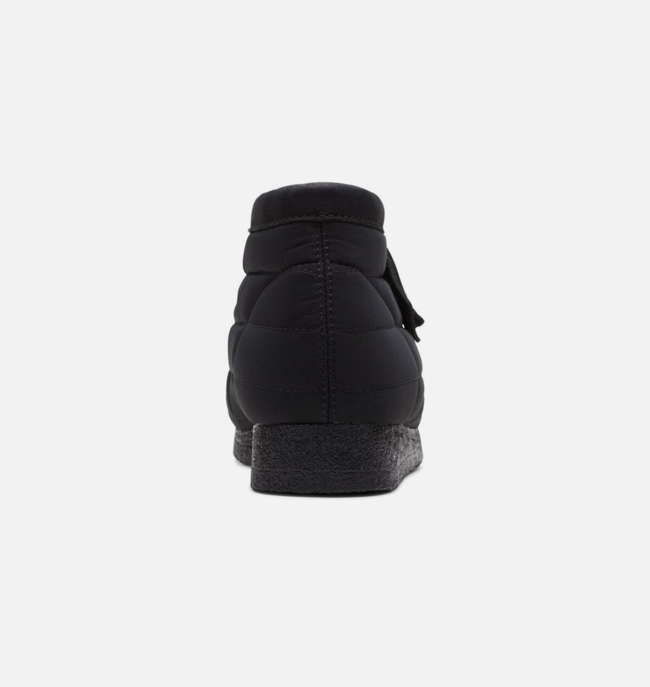 CLARK ORIGINALS Wallabee Boots Black Quilted