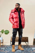 JORDAN CRAIG Oversized Hooded Bubble Coat