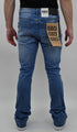 SBO LIGHT BLUE RIP & TEAR  STACKED JEANS
