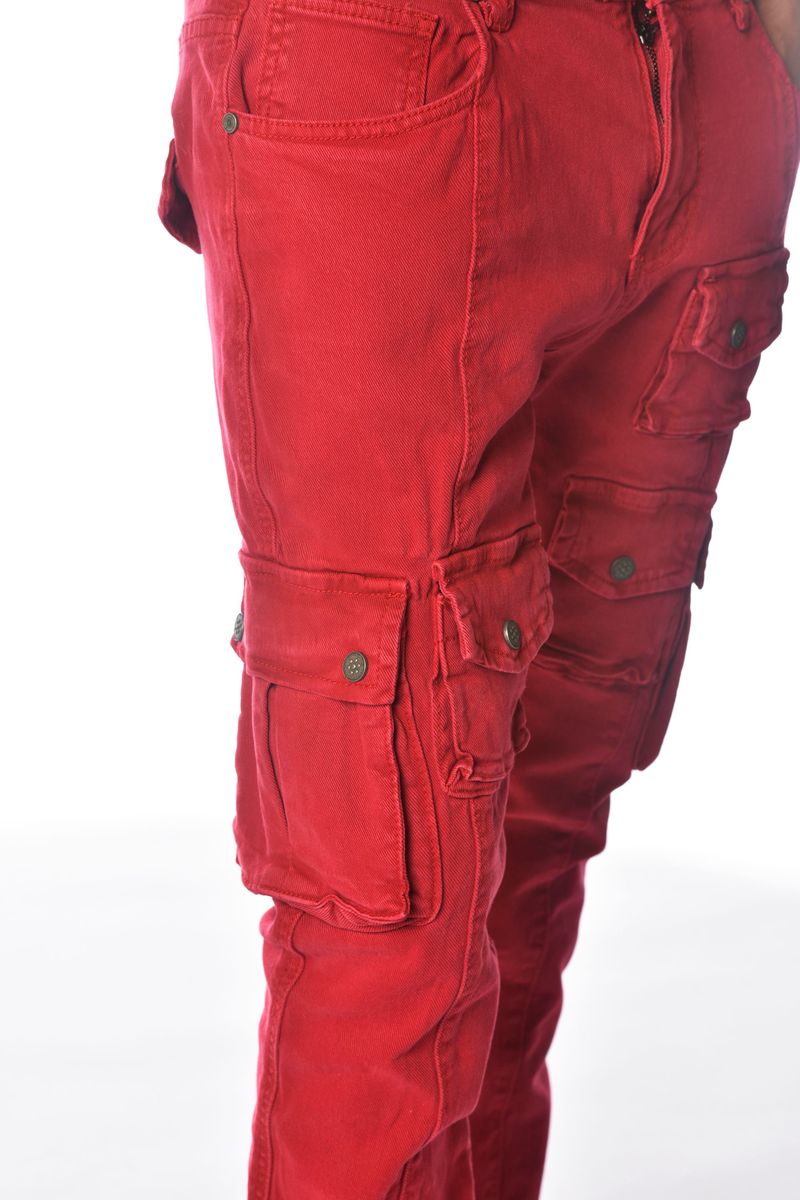 GUNZINII Multi Pocket Cargo Stacked Pants