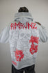 ARMOR JEANS Graphic Skull&Tiger Hoodie