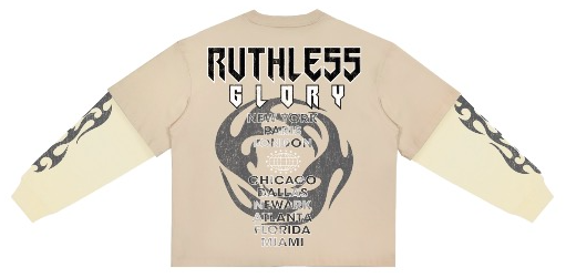 ROKU STUDIO RUTHLESS GLORY TWOFOR LONG SLEEVE TEE