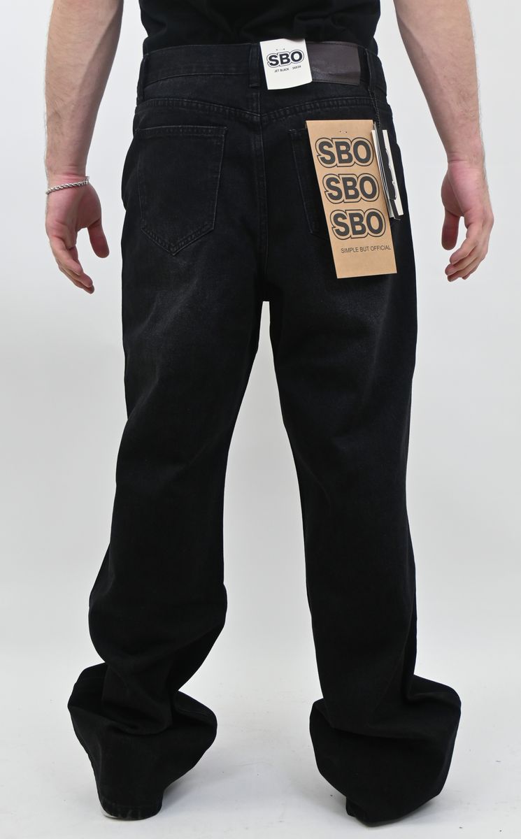 SBO Black Baggy Fit Jeans